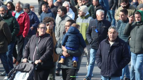 Tractorada convocada por las OPAS en León