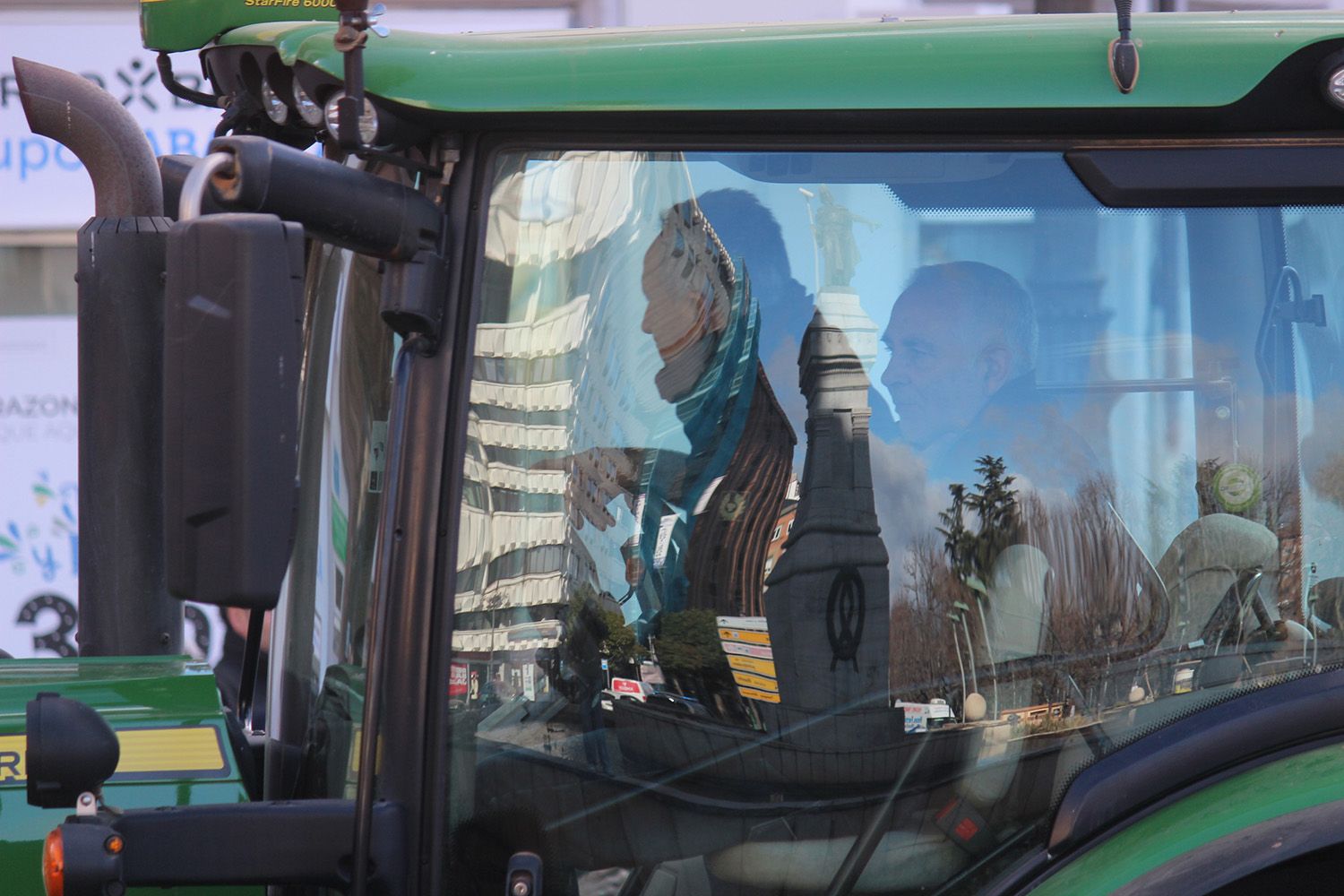 Tractorada convocada por las OPAS en León