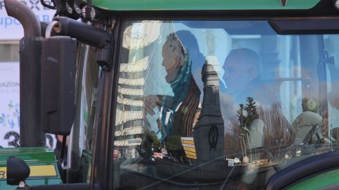 Tractorada convocada por las OPAS en León