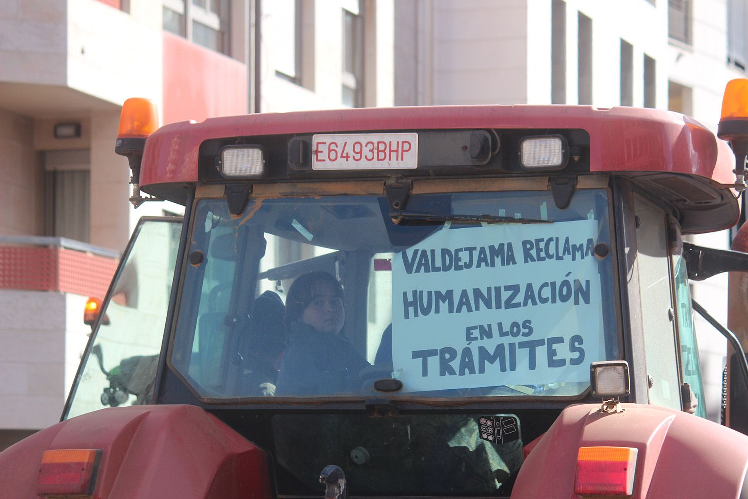 Tractorada convocada por las OPAS en León