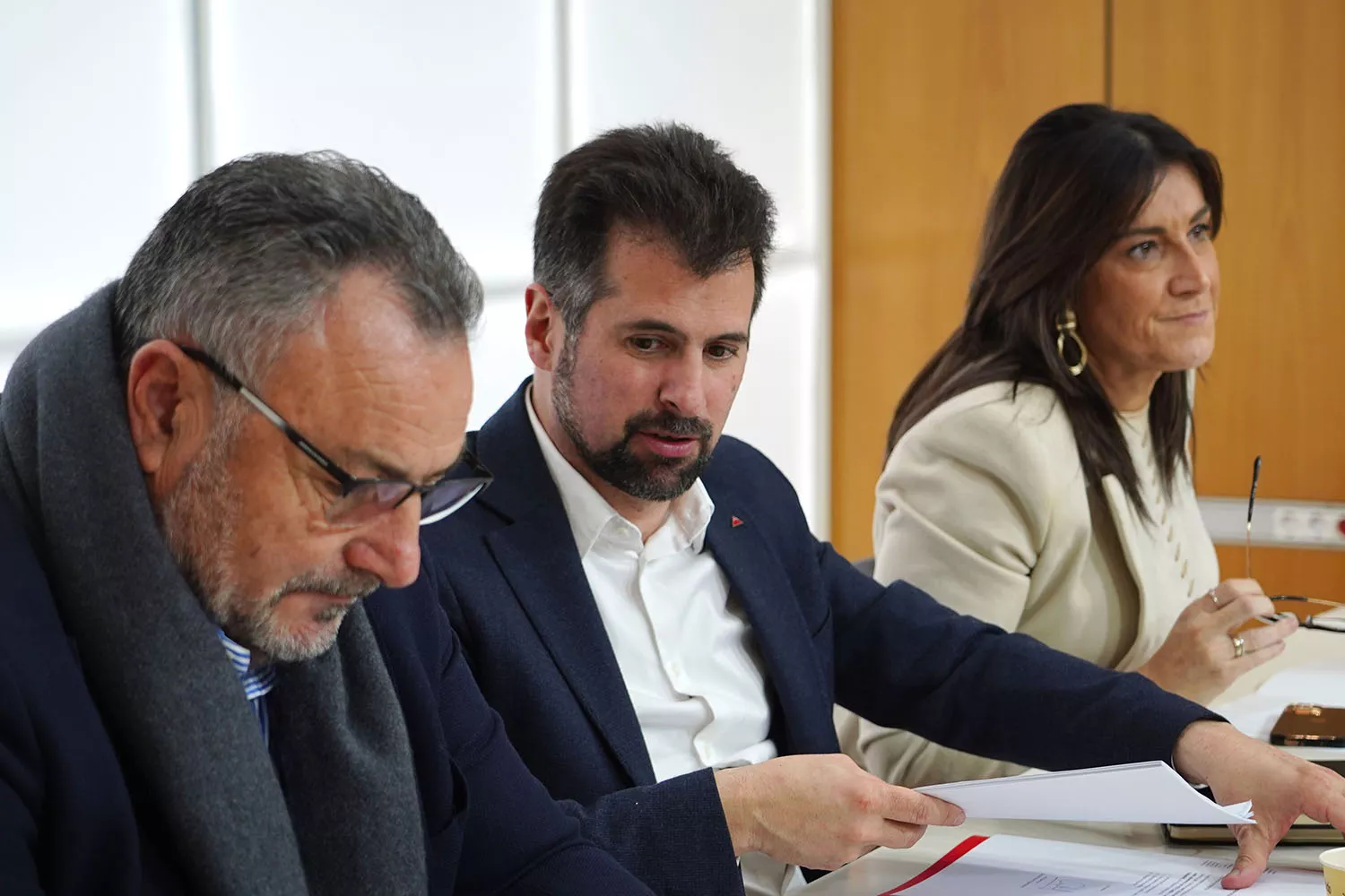 El secretario general del PSOECyL preside el Plenario de la Comisión Ejecutiva Autonómica del PSOE 