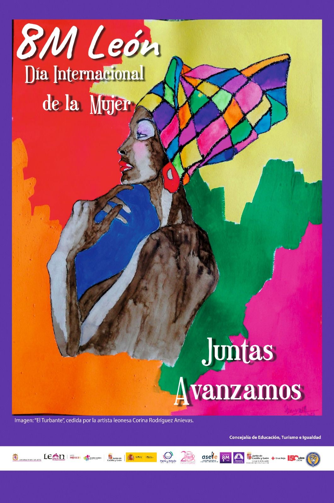 Cartel 'Juntas Avanzamos'