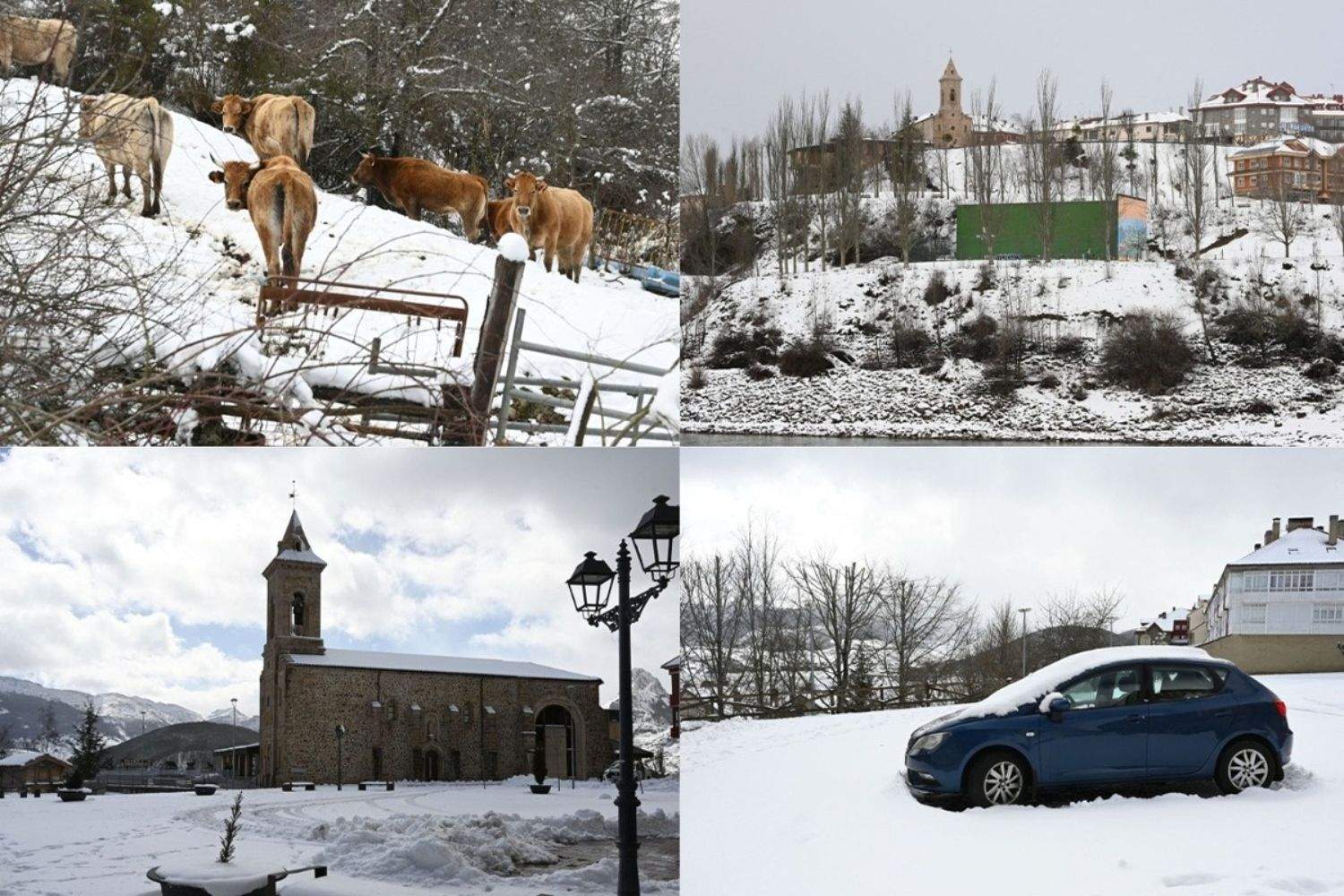 Nieve en Riaño