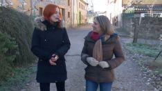 Sara García en Candanedo de Boñar en el programa 'Comando Actualidad' de RTVE