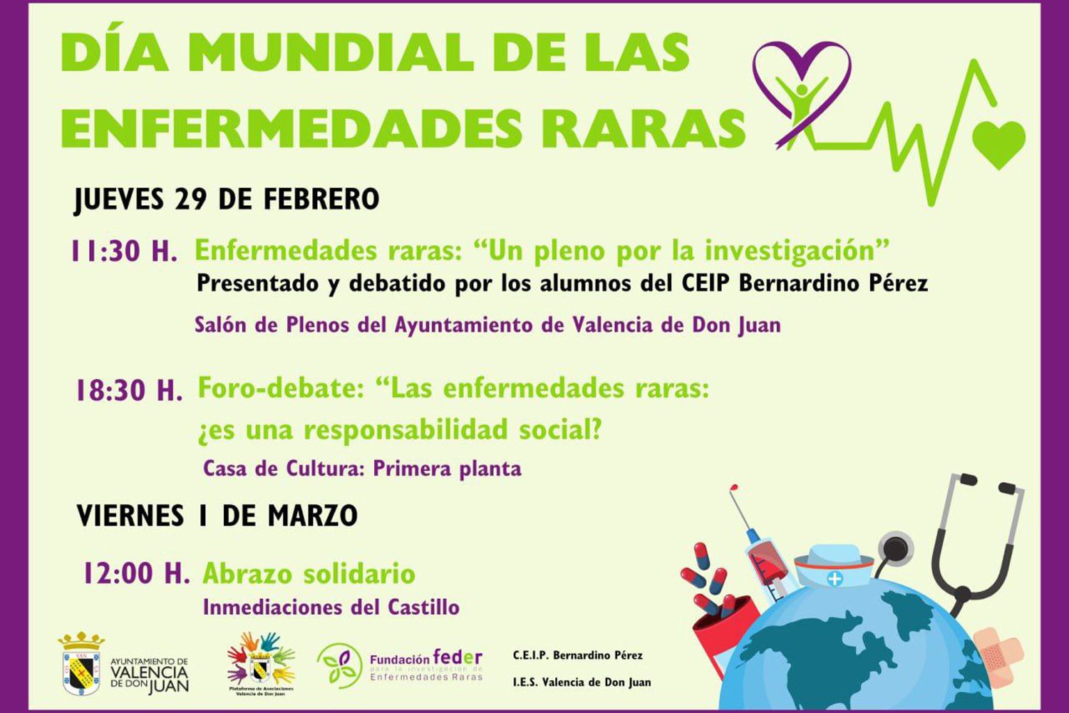 dia de las enfermedades raras valencia de don juan dia de las enfermedades raras valencia de don juan