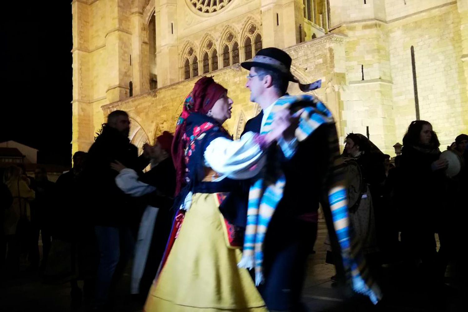 Celebración de las marzas en leon