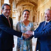 Marcelino Félix Fernández Ibáñez (D), presidente de Pro-Monumenta e Hijo Predilecto de la Ciudad de León Marcelino Félix Fernández Ibáñez (D), presidente de Pro-Monumenta e Hijo Predilecto de la Ciudad de León