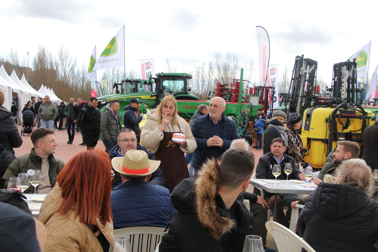 Tecnología y tradición se fusionan en el segundo día de la Feria de Febrero de Valencia de Don Juan