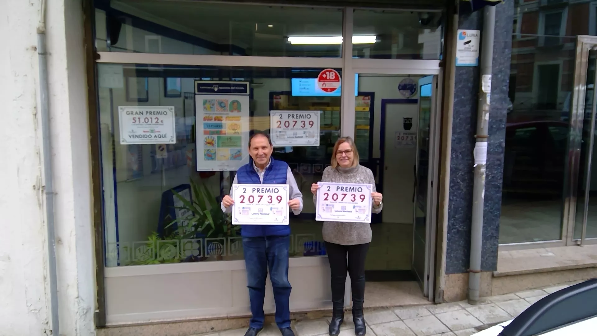 Un segundo premio de la Lotería deja 120.000 euros en León capital