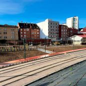 Entorno de la estación de Matallana de Feve en León