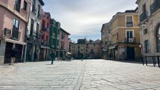Plaza San Martín, corazón del barrio Húmedo de León 