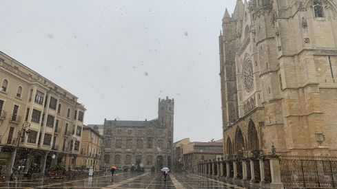 Nieve en León