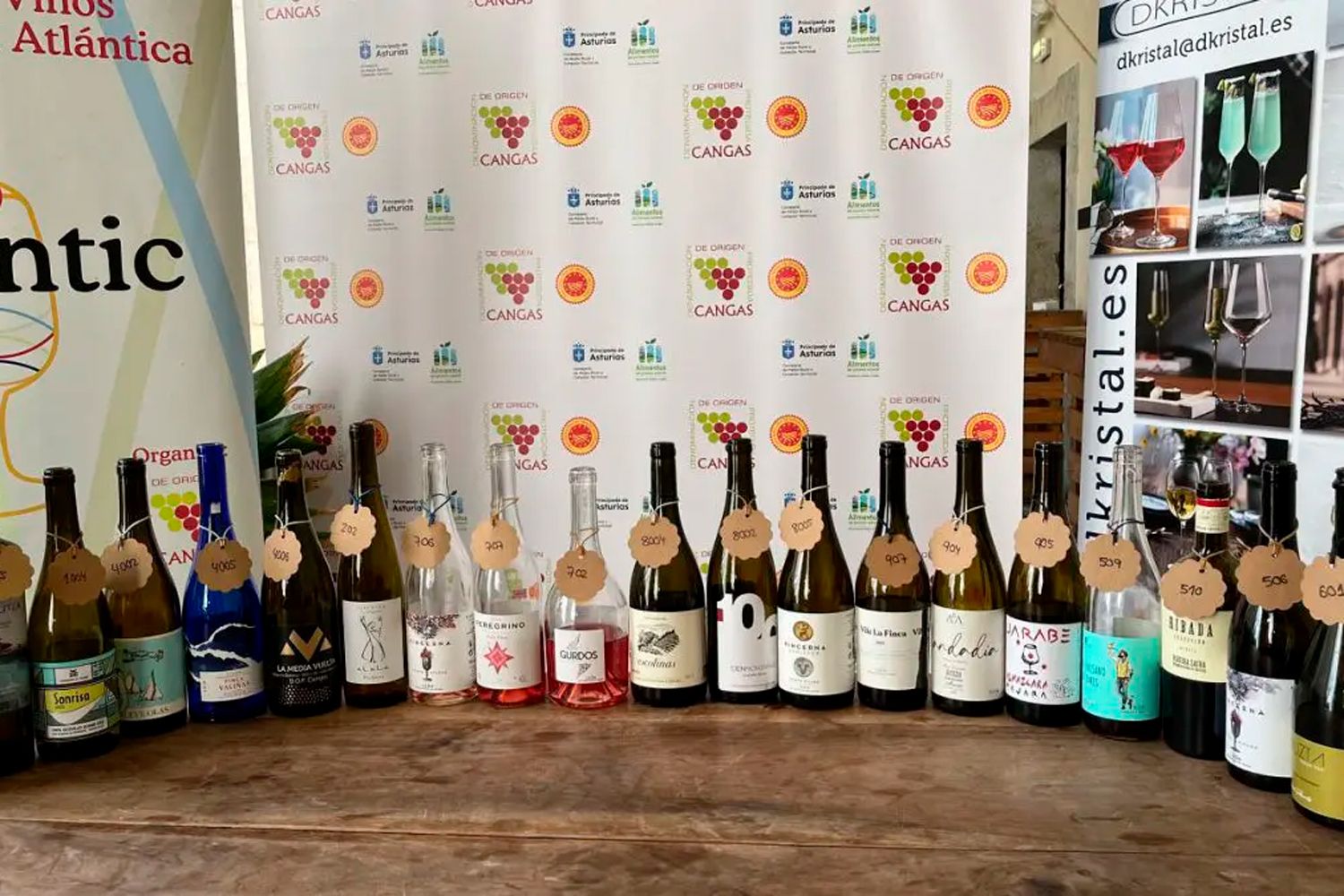 Vinos premiados en el concurso Atlantic