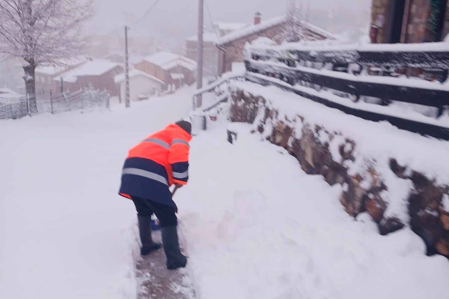 nieve en ferreras del puerto