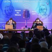 La Colegiata de San Isidoro de León acoge la grabación de una nueva entrega del podcast 'La Contrahistoria'