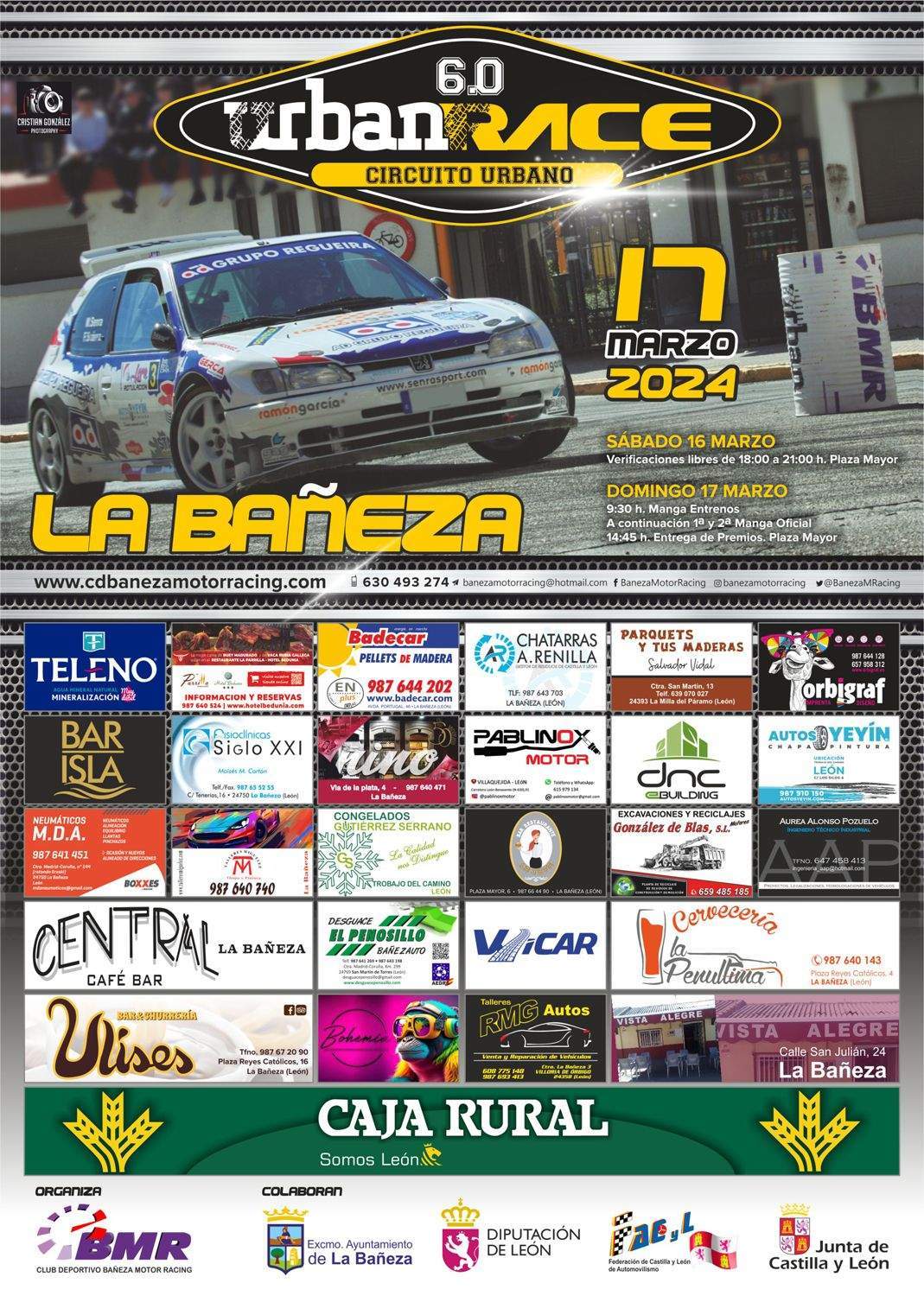 Cartel anunciador de la VI Urban Race de La Bañeza