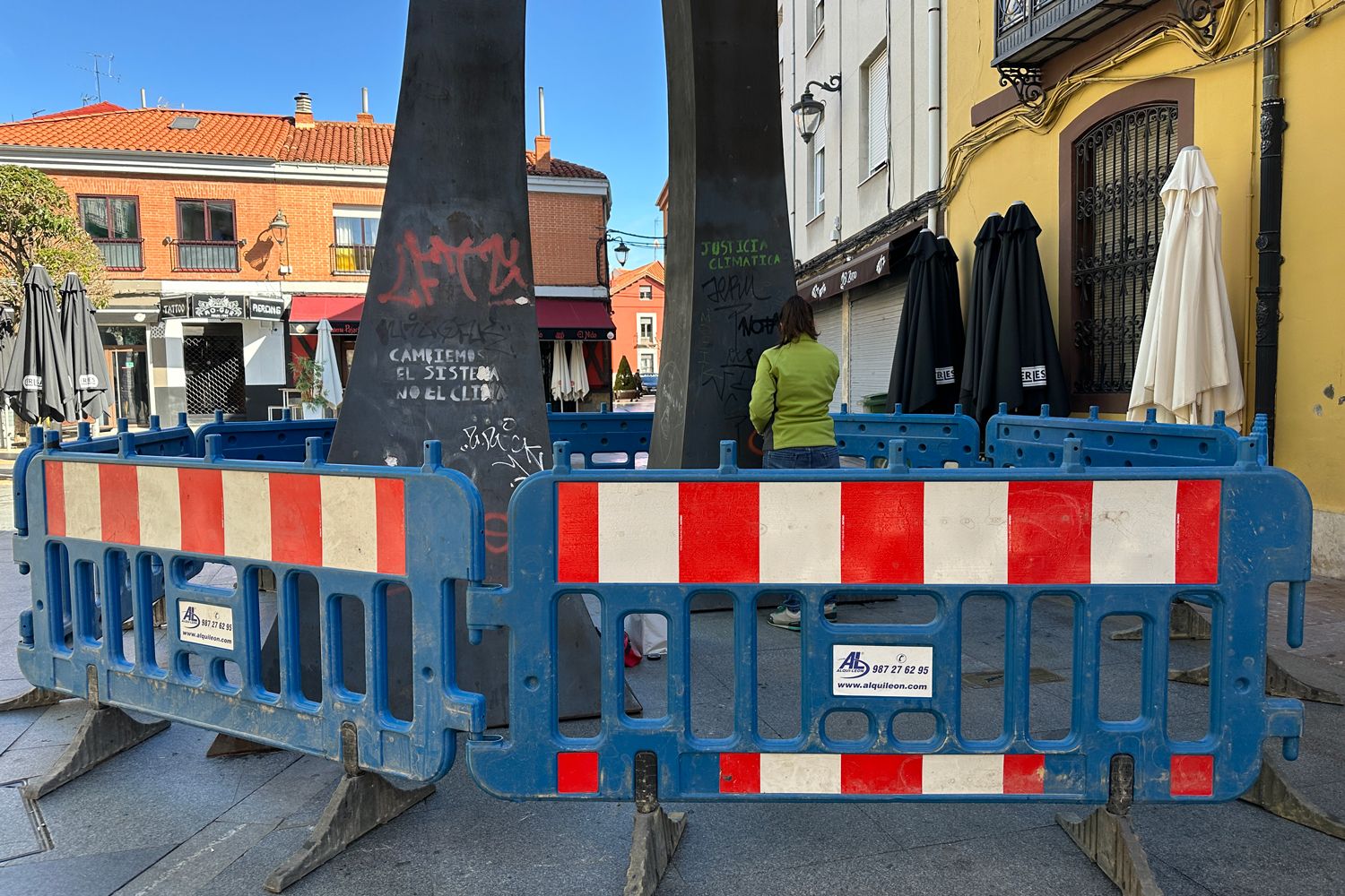 Restauración del Arco Viajero de la plaza Torres de Omaña de León