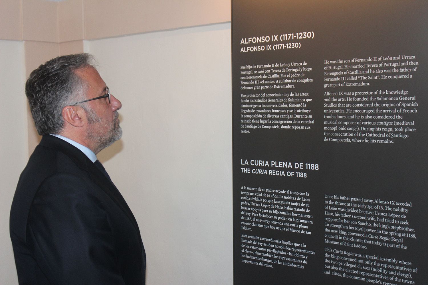 Inauguración de la exposición sobre las Cortes de 1188 en el Museo de San Isidoro