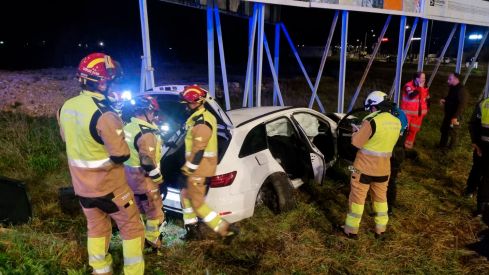 Herido en un accidente de tráfico en la avenida Portugal de León