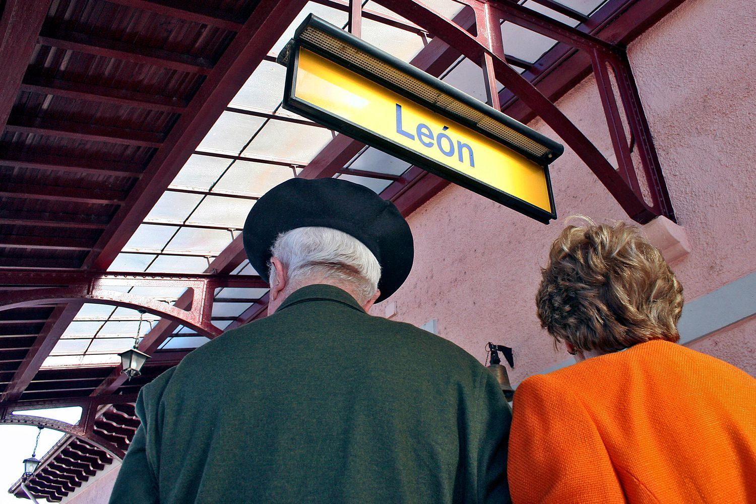 Estación de Matallana de León cuando aún recibía trenes 