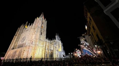 Procesión de “La Dolorosa” en León en 2024 | Campillo / ICAL