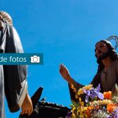 La Borriquilla y las palmas toman las calles de León en el domingo de Ramós