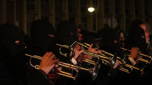 Salida de la procesión de la Pasión | José Martín