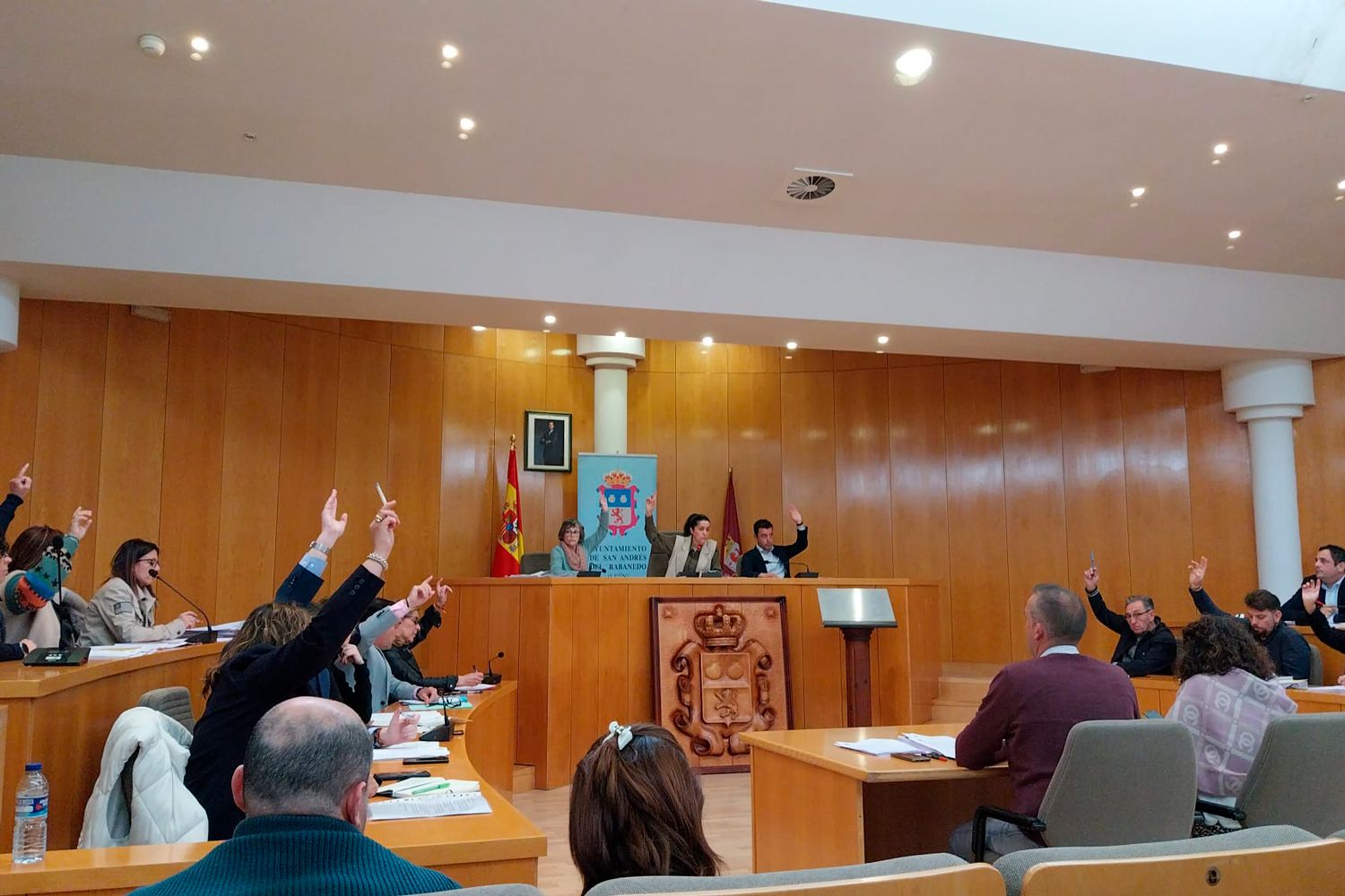 Sesión plenaria del Ayuntamiento de San Andrés del Rabanedo