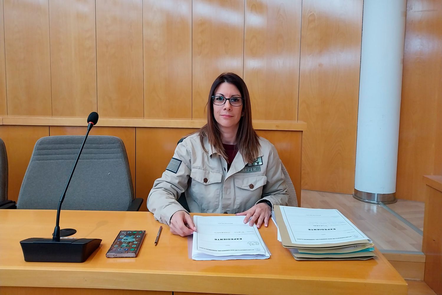 Eva Pérez, la nueva concejala no adscrita del Ayuntamiento de San Andrés del Rabanedo | Foto: Isaac Llamazares