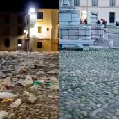 Así quedó y así amaneció el centro de León gracias al servicio de limpieza