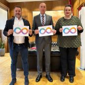El alcalde de León recibe al presidente de Autismo León El alcalde de León recibe al presidente de Autismo León