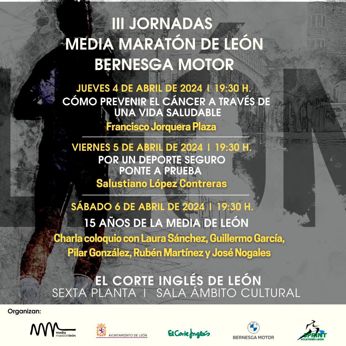 Jornadas Atletismo Media Maraton León 1200 × 1200 px 2