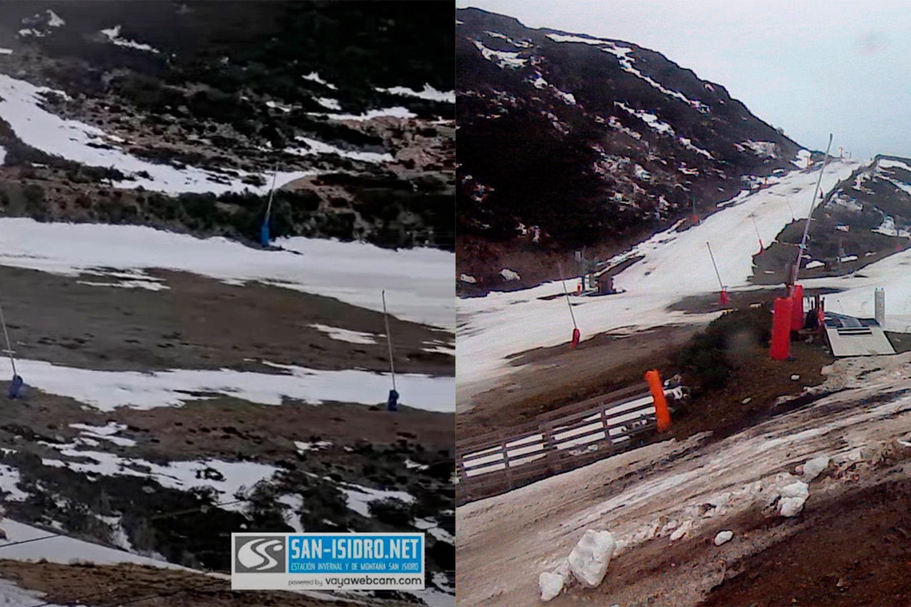 La temporada invernal finaliza con las puertas de las estaciones de esquín de San Isidro y Leitariegos cerradas