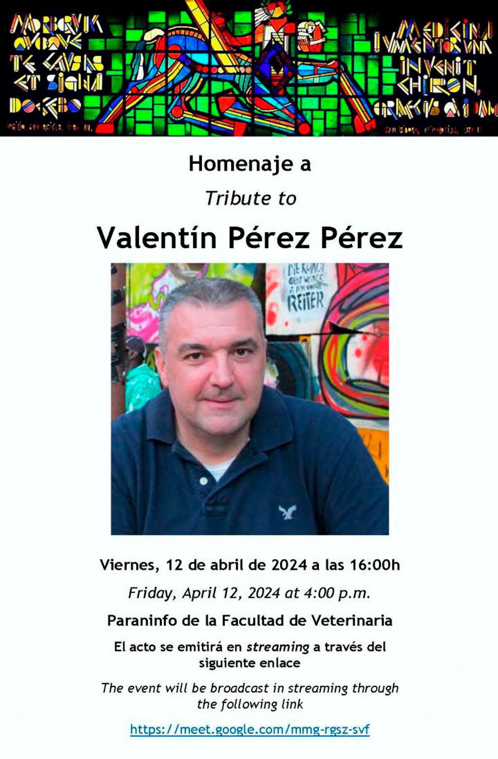 cartel tributo valentin perez