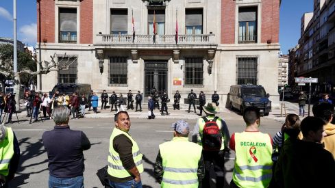 Tractorada convocada por Decaleón | Campillo / ICAL. Tractorada convocada por Decaleón | Campillo / ICAL.