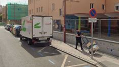 Zona de carga y descarga León