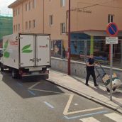 Zona de carga y descarga León