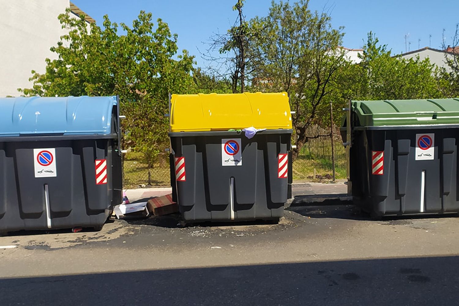 contenedores de basura san andres