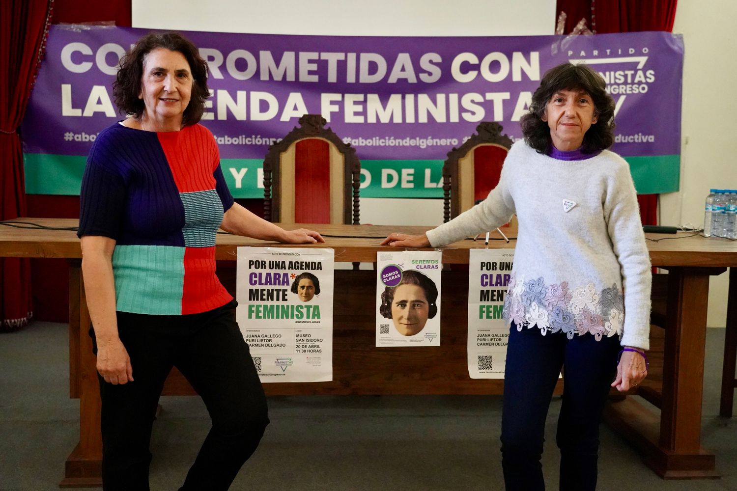 Feministas al Congreso da “un paso adelante" y se presentará a las elecciones europeas para “decir lo que los demás no dicen”