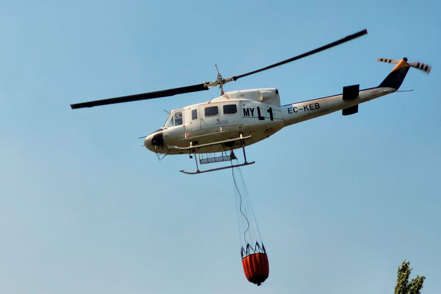 Declarado un incendio forestal enTolibia de Arriba (León)