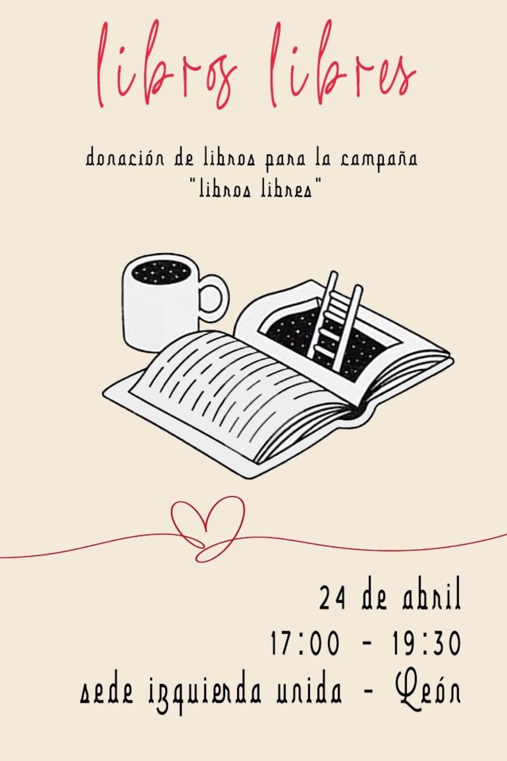 Cartel recogida de libros Dia del libro (1)