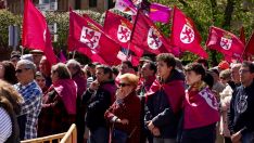 UPL regalará 1.000 banderas de la Región Leonesa en la manifestación del 16-F para “luchar por un futuro” para León | Campillo / ICAL