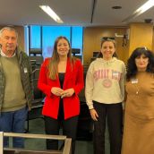 Reunión Ester Muñoz y Plataforma Soterramiento San Andrés del Rabanedo