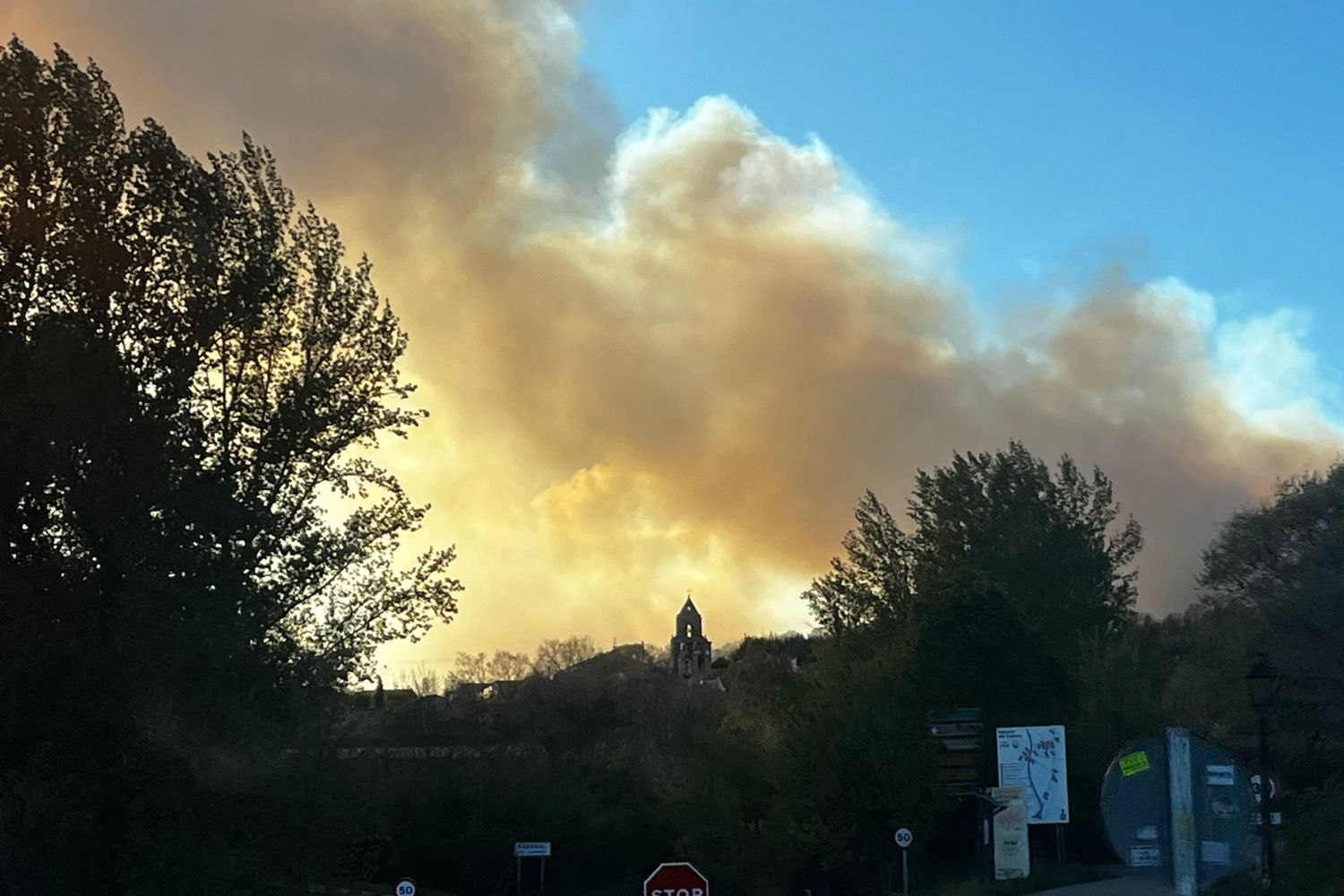 Incendio forestal en Rabanal del Camino (3)