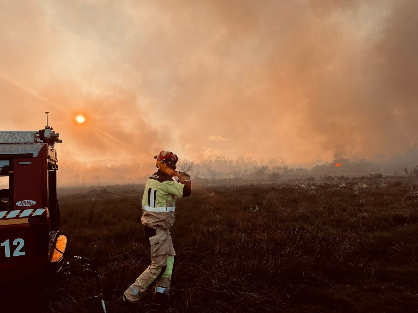 Incendio forestal en Rabanal del Camino (2)