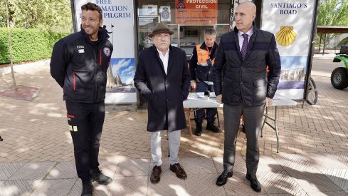 Apertura del punto de información del Camino de Santiago en Puente Castro 