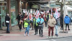 Una concentración del sector en su última huelga