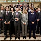 La infanta Elena entrega los diplomas de un curso de Salud Mental León y la Fundación Mapfre