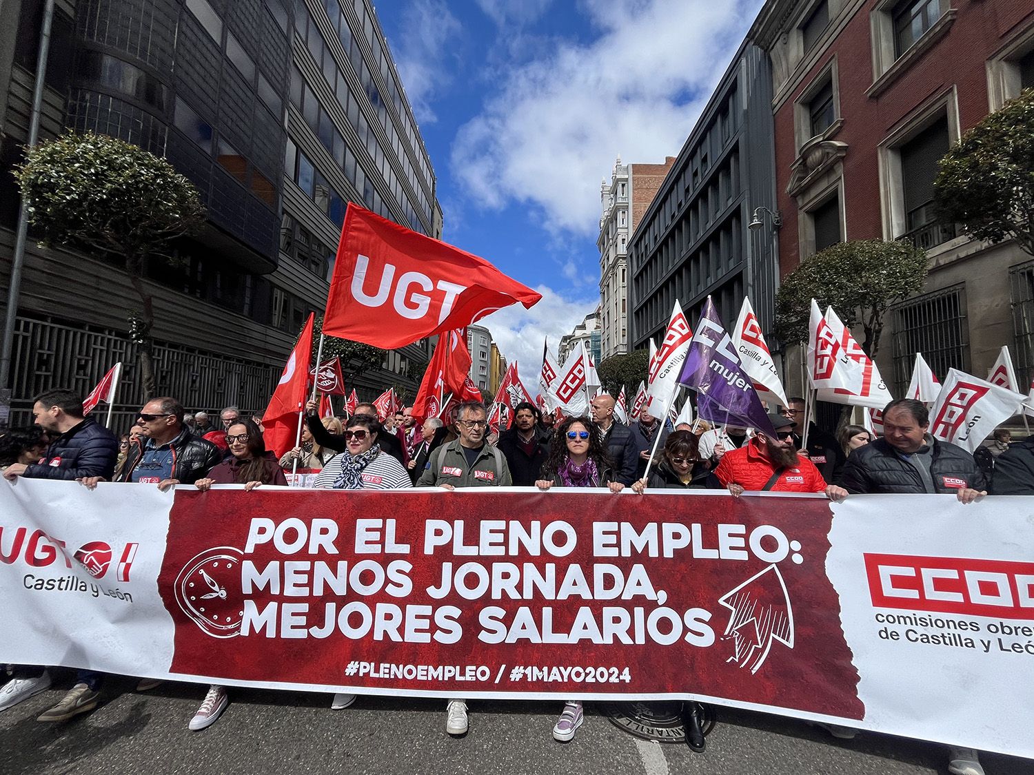 Manifestación del Día del Trabajador en León | José Martín