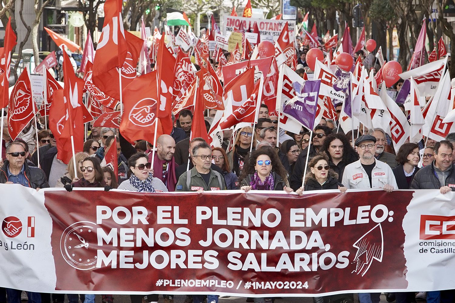 Manifestación del Día del Trabajador en León | Campillo (ICAL)